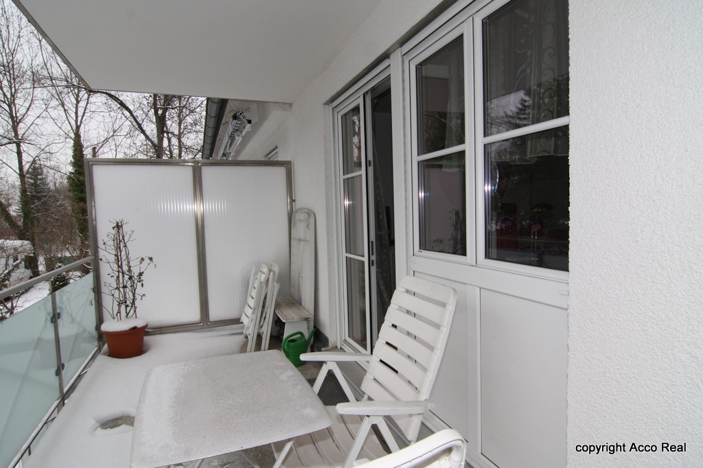 Blick vom Balkon